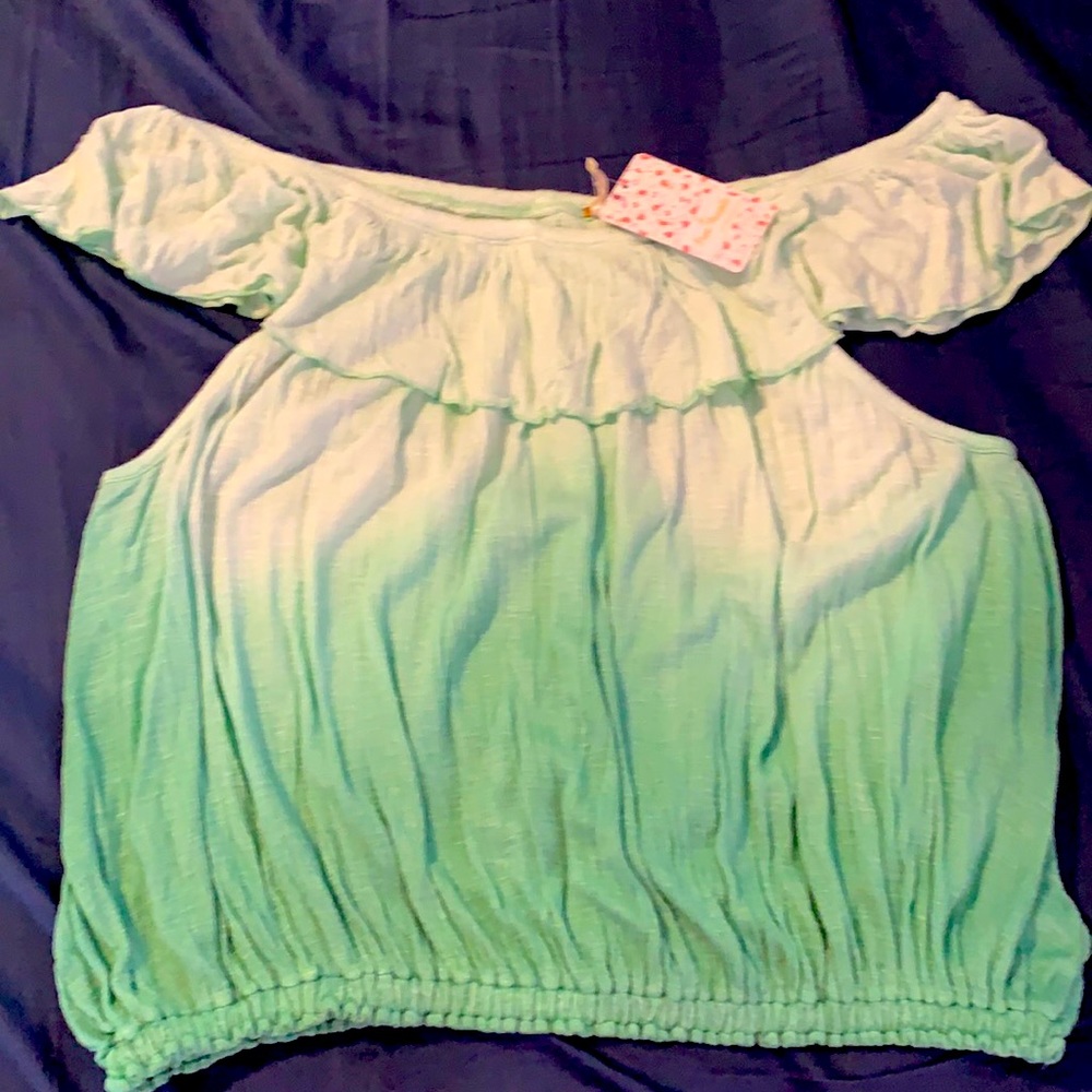 Free People Ombré Off-the-Shoulder Top